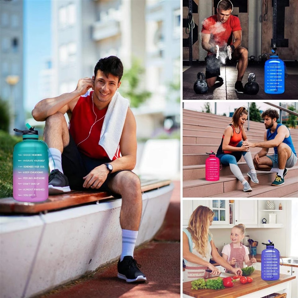 1 Gallon Water Bottle With Time Markings best