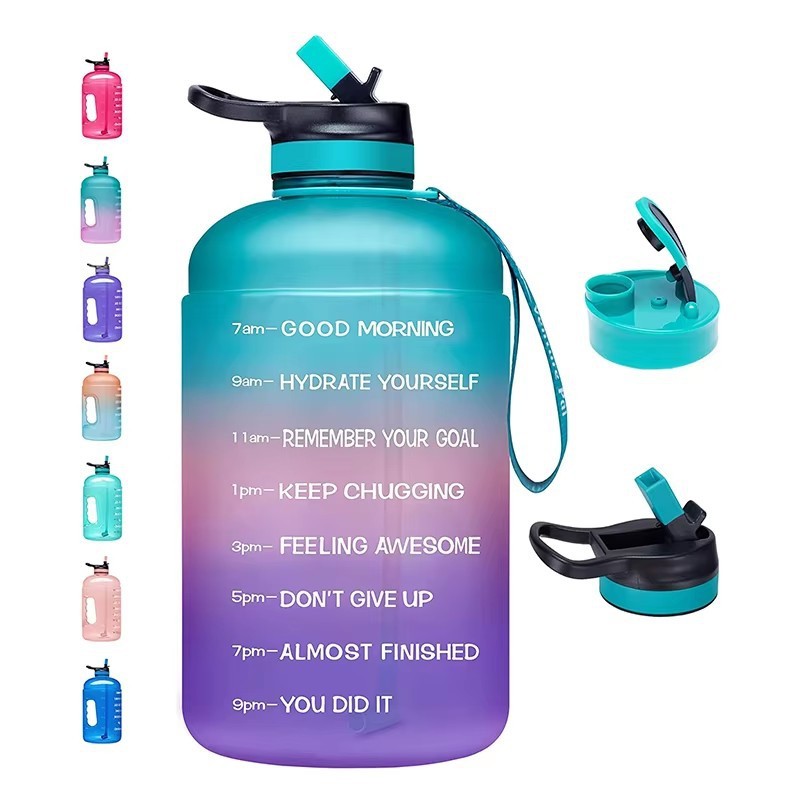 1 Gallon Water Bottle With Time Markings high quality