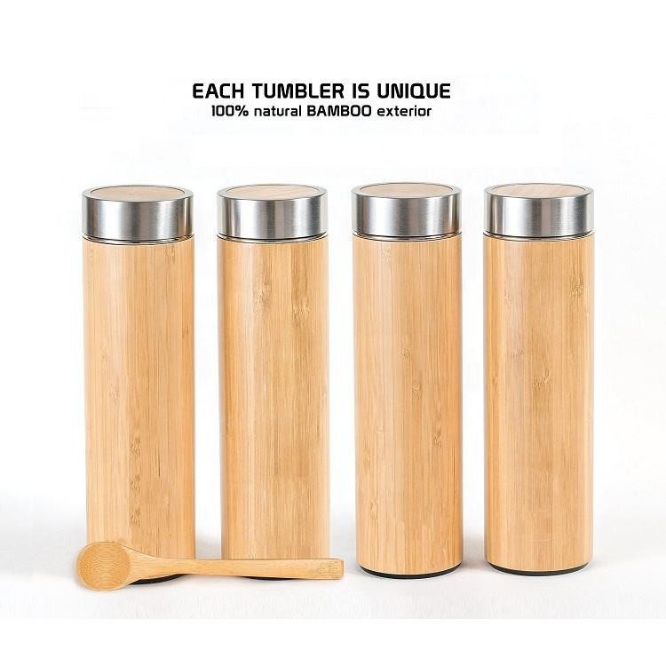 Bamboo Stainless Steel Water Bottle best