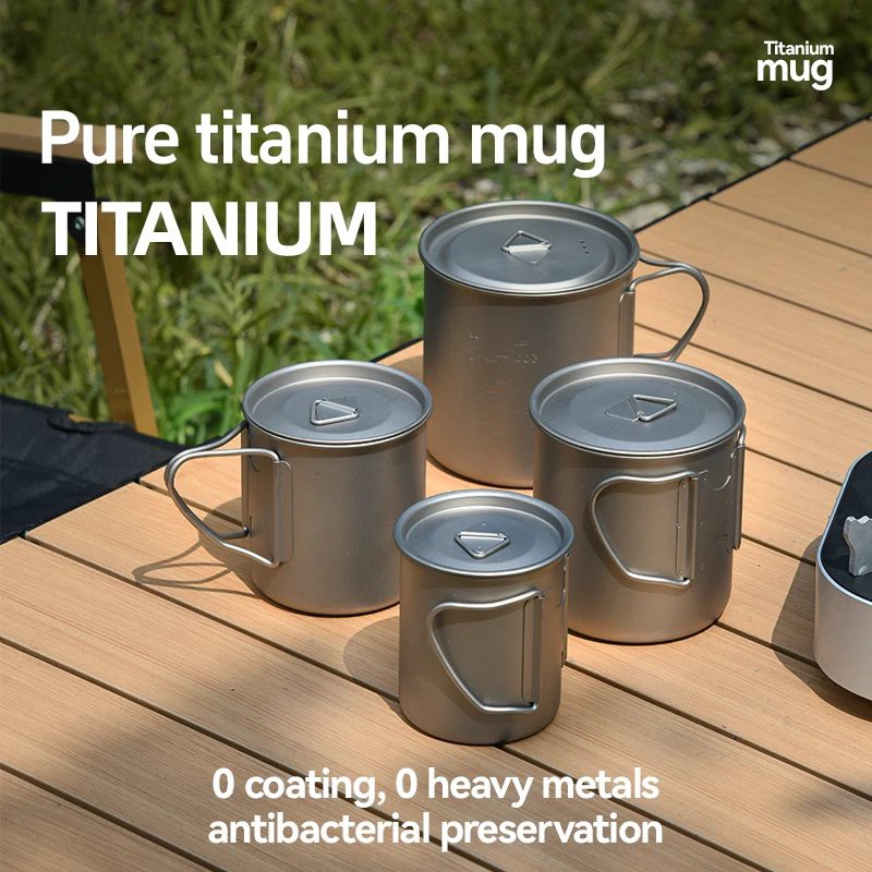 Camping Water Cup Titanium Mug