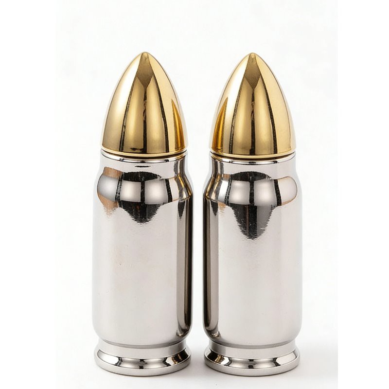 Creative Cone-Shaped Silver Plated Water Bottle