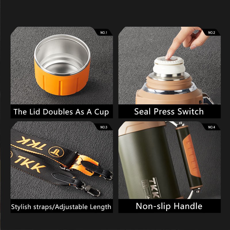 Double Wall Flask With Cup high quality