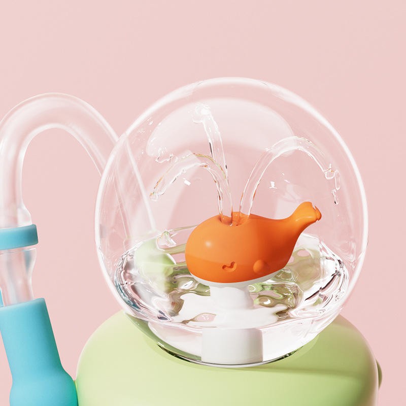 Whale Fountain Tumbler