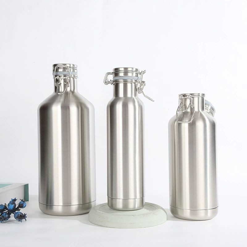 no plastic metal water bottle