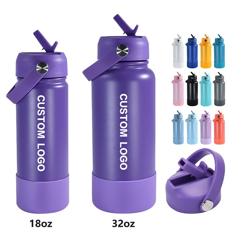 water bottles with straw
