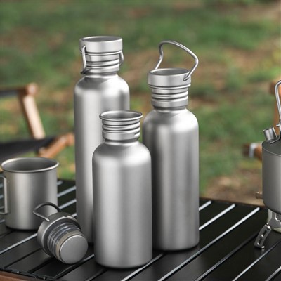 Hanging Ring Pure Titanium Water Bottle