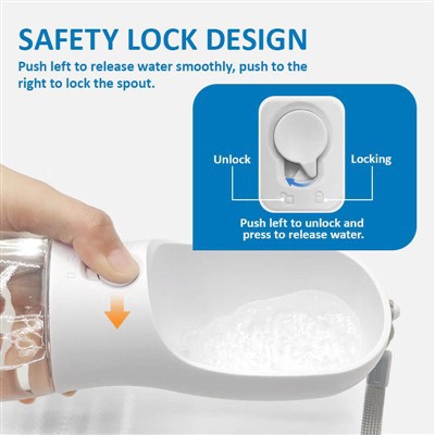 Pet Travel Plastic Water Bottle