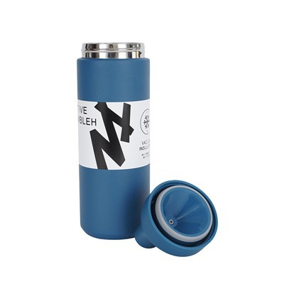 Stainless Steel Water Bottle with Straw Lid