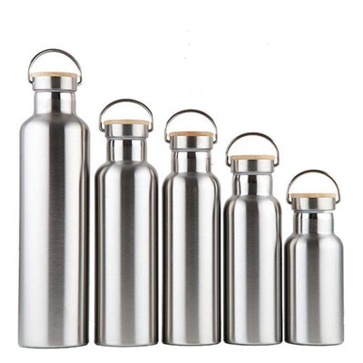 Stainless Steel Water Bottle without Plastic