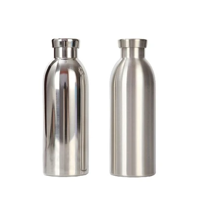 Stainless Steel Water Bottle Without Plastic Lid