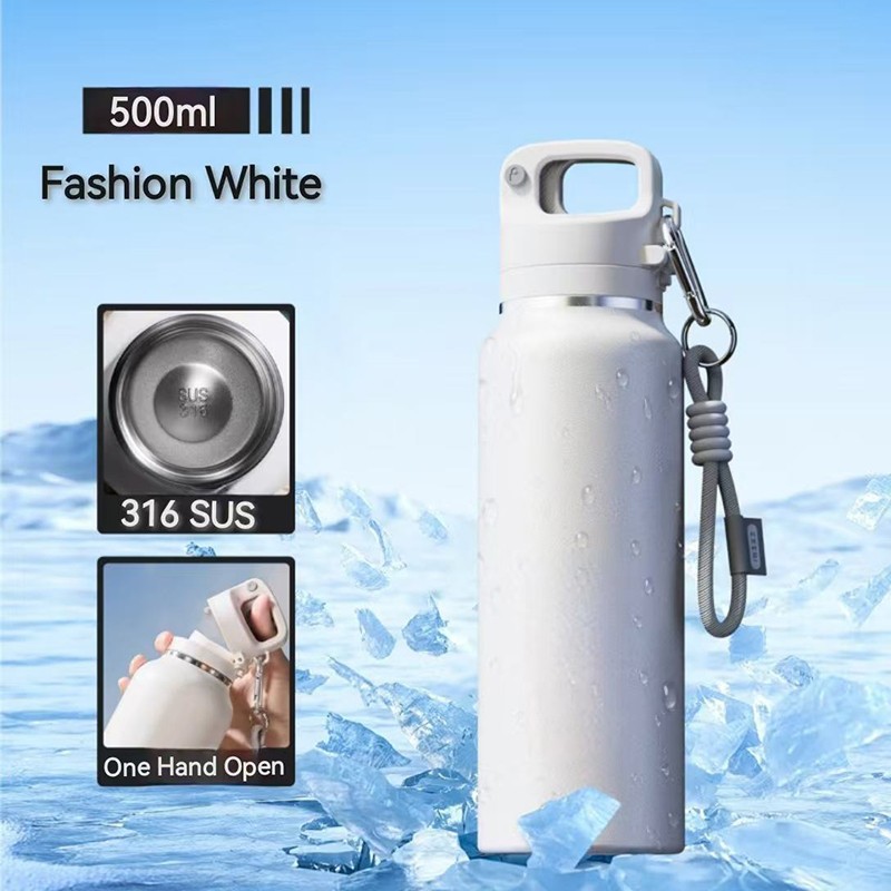 water bottle with strap