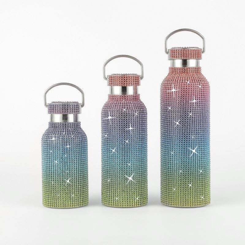 Stainless Steel Water Bottle With Diamonds