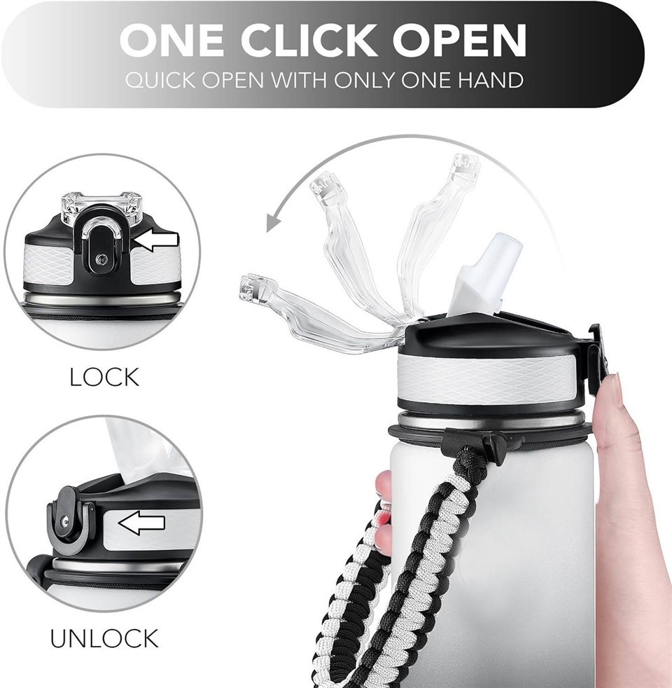 Stainless Steel Water Bottle With Sports Cap factory