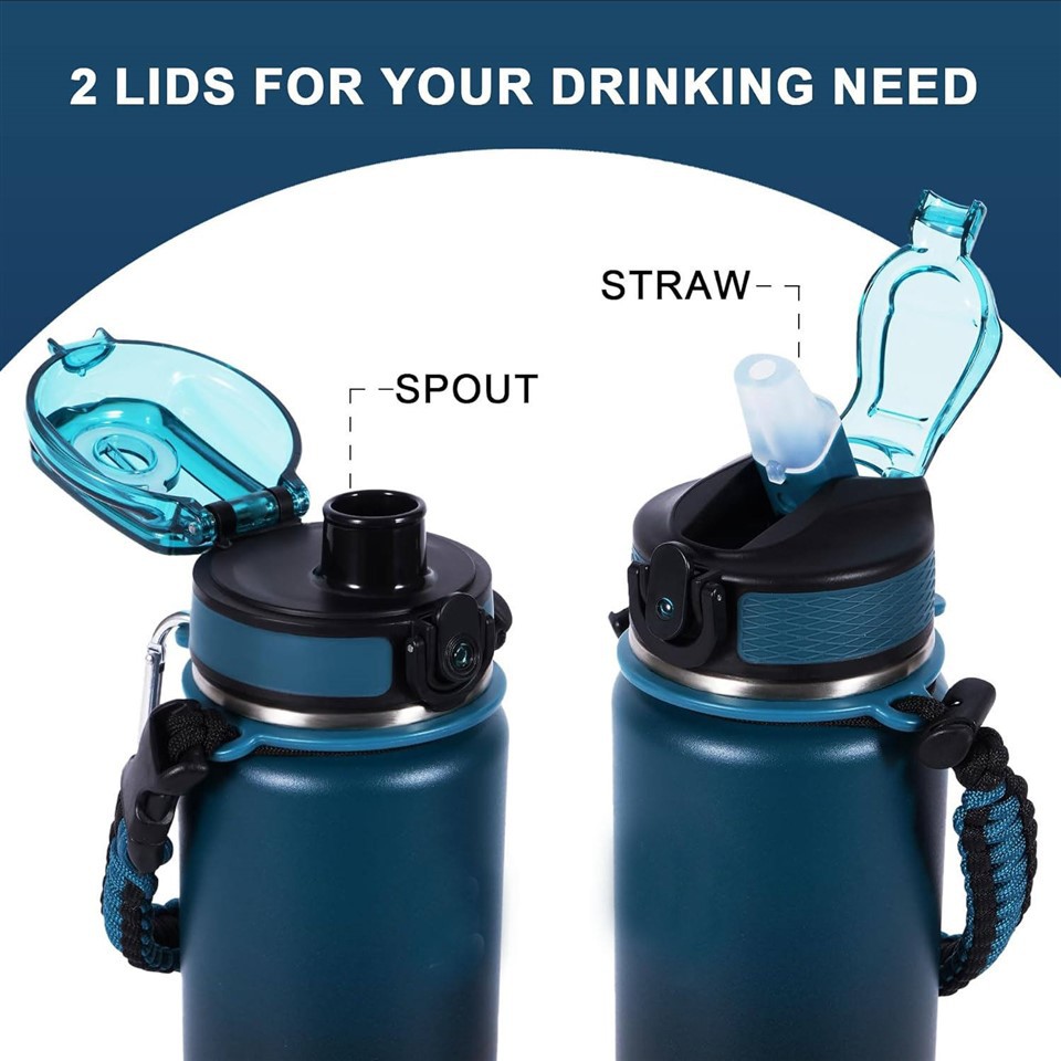 Stainless Steel Water Bottle With Sports Cap
