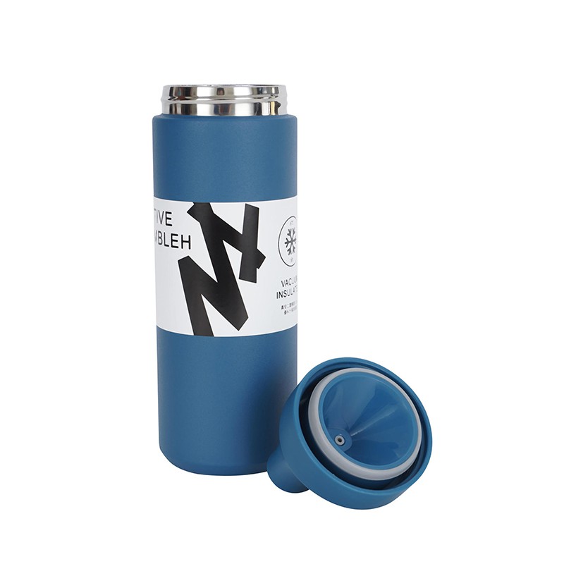 Stainless Steel Water Bottle With Straw Lid