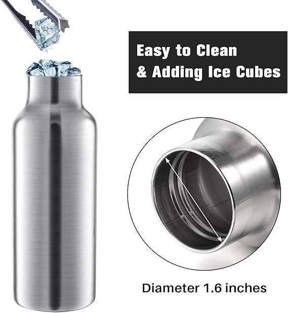 Adding ice cubes