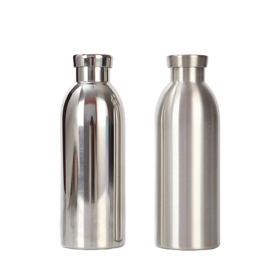 Stainless Steel Water Bottle Without Plastic Lid